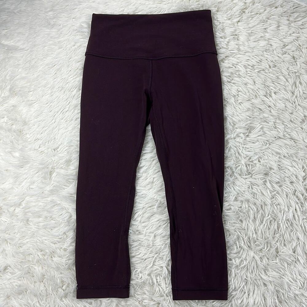 Lululemon Align Crop (19") Black Cherry